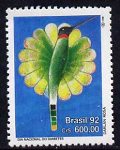 Brazil 1992 National Diabetics Day unmounted mint, SG 2547*