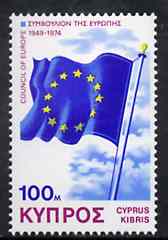Cyprus 1975 25th Anniversary of Council of Europe unmounted mint, SG 442*
