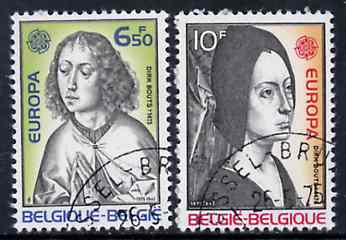 Belgium 1975 Europa (Paintings) set of 2 superb cto used, SG 2388-89*
