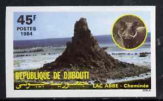 Djibouti 1984 Lake Abbe 45f (from Landscapes set) imperf from limited printing, as SG 918*