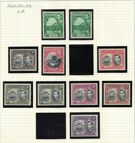1937 Grenada KGVI Semi Specialised Selection.