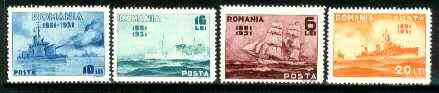 Rumania 1931 Rumanian Navy set of 4 unmounted mint, SG 1205-08, Mi 402-05
