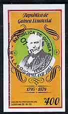 Equatorial Guinea 1979 Rowland Hill imperf souvenir sheet (400ek value) cto used