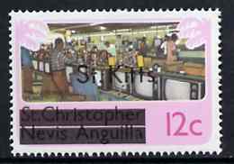 St Kitts 1980 TV Assembly Plant 12c from opt'd def set, SG 31A unmounted mint*