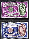 GB Great Britain 1960 Europa - CEPT Conference set of 2 unmounted mint SG 621-22