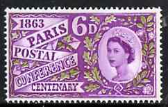 GB Great Britain 1963 Paris Postal Conference unmounted mint (phosphor) SG 636p