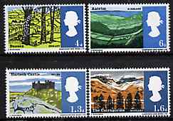 GB Great Britain 1966 Landscapes unmounted mint set of 4 (ordinary) SG 689-92