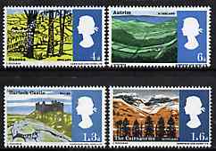 GB Great Britain 1966 Landscapes unmounted mint set of 4 (phosphor) SG 689-92p*