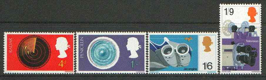 GB Great Britain 1967 British Discovery & Invention unmounted mint set of 4, SG 752-55