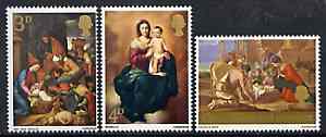 GB Great Britain 1967 Christmas unmounted mint set of 3, SG 756-58*