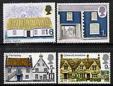 GB Great Britain 1970 British Rural Architecture - Cottages unmounted mint set of 4, SG 815-18*