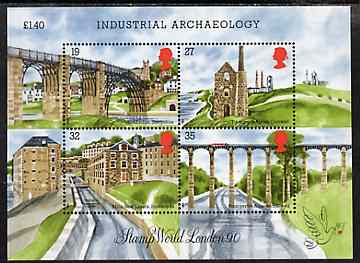 GB Great Britain 1989 Industrial Archaeology m/sheet unmounted mint SG MS 1444