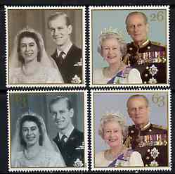 GB Great Britain 1997 Golden Wedding Anniversary set of 4 unmounted mint SG 2011-14
