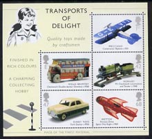 GB Great Britain 2003 Transport of Delight (Toys) perf m/sheet containing set of 5 values unmounted mint, SG MS 2402