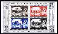GB Great Britain 2005 50th Anniversary of First Castles definitive perf m/sheet unmounted mint
