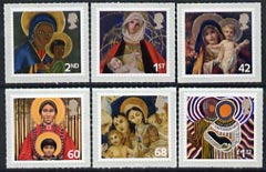 GB GB Great Britain 2005 Christmas self adhesive set of 6 unmounted mint