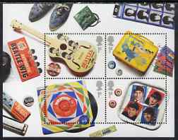 GB Great Britain 2007 The Beatles perf m/sheet unmounted mint SG MS 2692