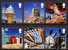 GB GB Great Britain 2007 Beside the Seaside perf set of 6 unmounted mint SG 2734-39