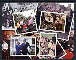 GB Great Britain 2007 Diamond Wedding Anniversary m/sheet containing 4 self-adhesive values unmounted mint SG MS2786