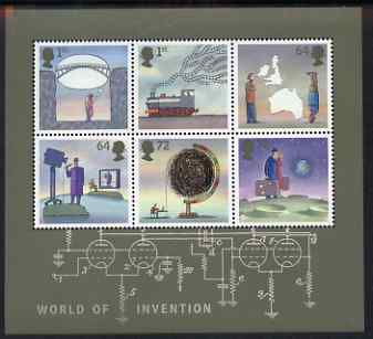 GB Great Britain 2007 World of Invention perf m/sheet unmounted mint, SG MS 2727