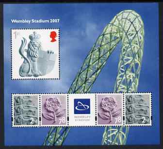 GB Great Britain 2007 Wembley Stadium perf m/sheet unmounted mint SG MS 2740