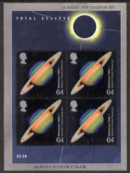 GB Great Britain 1999 Solar Eclipse perf m/sheet unmounted mint, SG MS 2106