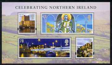 GB Great Britain 2008 Celebrating Northern Ireland perf m/sheet unmounted mint SG MS NI 110