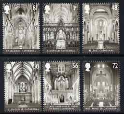 GB Great Britain 2008 Cathedrals perf set of 6 unmounted mint SG 2841-46