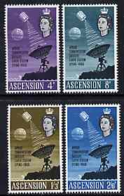 Ascension 1966 Opening of Apollo Communications Satellite perf set of 4 unmounted mint, SG 99-102*