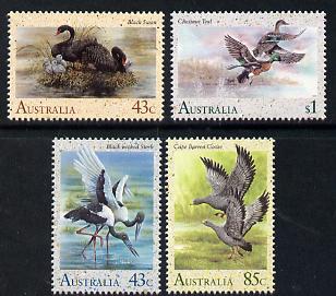 Australia 1991 Waterbirds perf set of 4 unmounted mint SG 1279-82