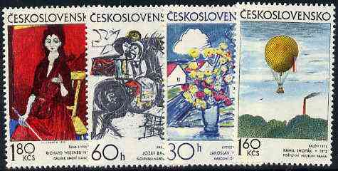 Czechoslovakia 1973 Graphic Art (3rd issue) set of 4 unmounted mint, SG 2079-82 , Mi 2117-20
