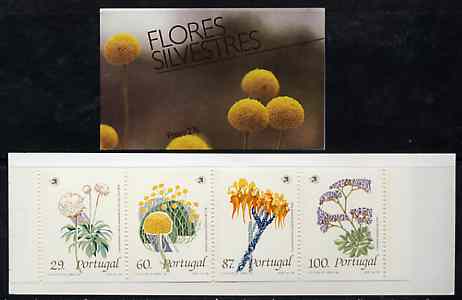 Booklet - Portugal 1989 Wild Flowers 276E booklet complete and pristine, SG SB52