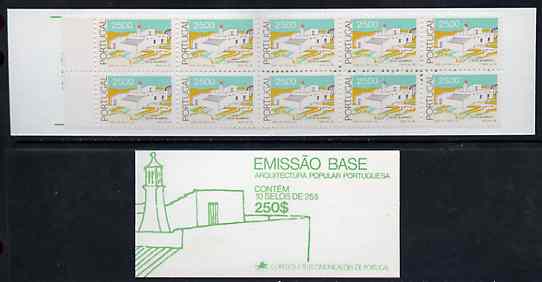 Booklet - Portugal 1987 Architecture 250E booklet complete and pristine, SG SB36