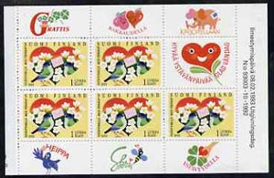Booklet - Finland 1993 Friendship 21m booklet complete and pristine, SG SB35