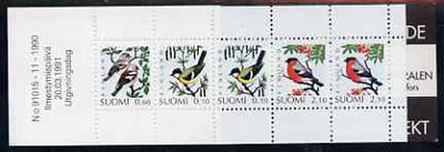 Booklet - Finland 1991 Birds (1st series) 5m booklet complete and pristine, SG SB30