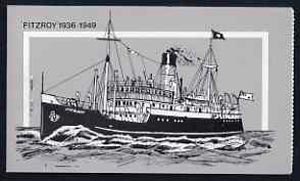 Booklet - Falkland Islands 1982 Mailships Â£1 booklet (grey cover showing Fairy & Fitzroy) complete, SG SB5