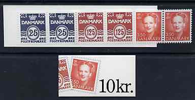 Denmark 1991 Numeral & Margrethe 10k booklet complete & fine, SG SB139