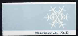 Booklet - Norway 1985 Christmas 20k booklet complete and pristine, SG SB73