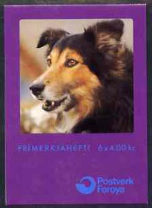 Booklet - Faroe Islands 1994 Sheepdogs 24k booklet complete and fine SG SB8 