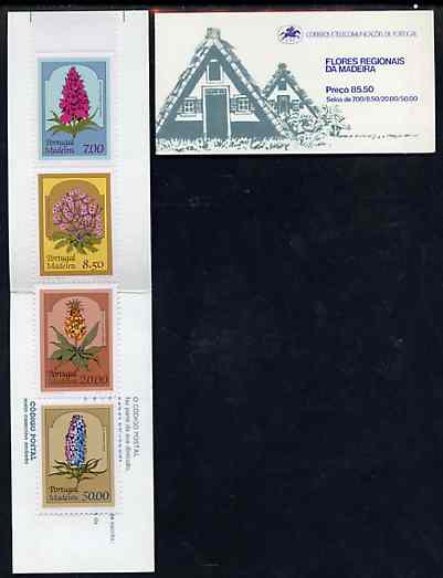 Booklet - Portugal - Madeira 1981 Regional Flowers 85E50 booklet complete and very fine, SG SB1