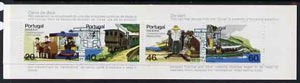 Booklet - Portugal - Madeira 1985 Transport (2nd series) 166E booklet complete with commemorative first day cancel, SG SB5