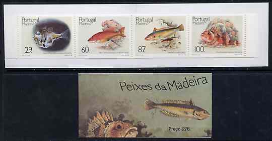 Booklet - Portugal - Madeira 1989 Fish 276E booklet complete and pristine, SG SB9