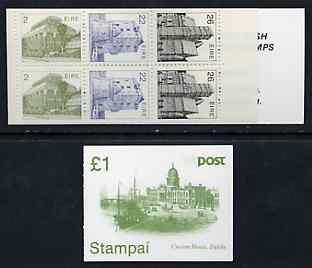 Booklet - Ireland 1985 Architecture Â£1 booklet complete and pristine, SG SB27