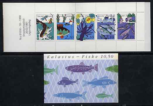 Booklet - Finland 1991 Central Fishery Organisation 10m50 booklet complete and pristine, SG SB31