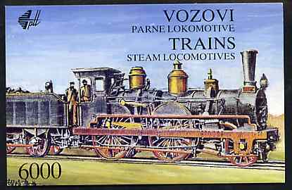 Booklet - Yugoslavia 1992 Steam Locomotives 6000d booklet complete and pristine, more....