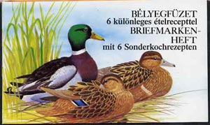 Booklet - Hungary 1988 Wild Ducks 60fo booklet complete and pristine (w/o Inscription).....