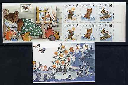 Booklet - Latvia 1994 Margarita Staraste (Children's Writer) 50s booklet complete and ......