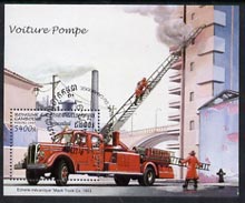 Cambodia 1997 Fire Engines perf miniature sheet cto used