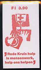 Booklet - Netherlands 1987 Red Cross 3g90 booklet complete and very fine, SG SB97