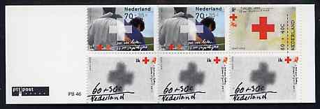 Booklet - Netherlands 1992 Red Cross 125th Anniversary 6g booklet complete and very fine, SG SB108